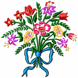 Flowers Embroidery Design 1 Flowers Embroidery Design 1